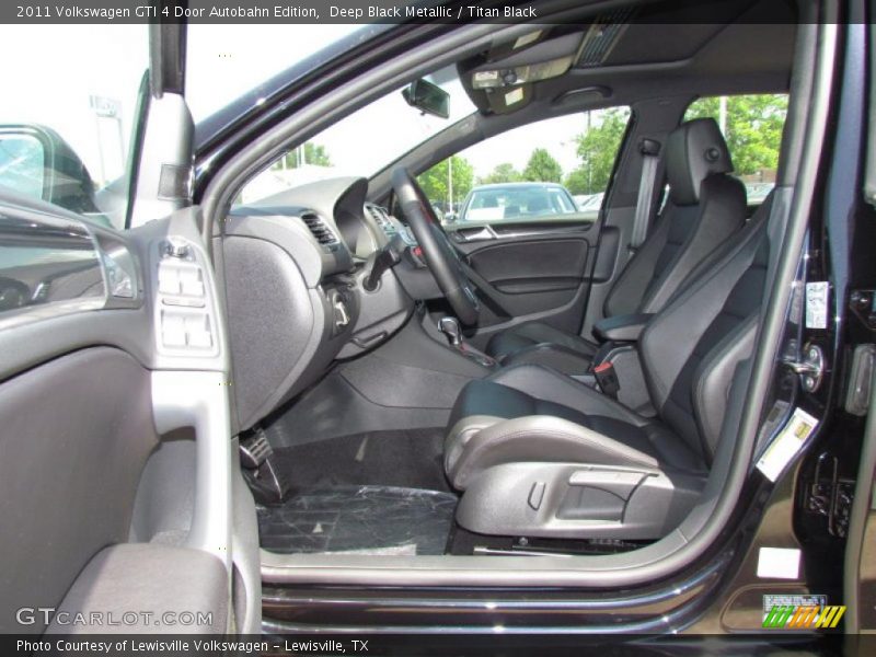 Deep Black Metallic / Titan Black 2011 Volkswagen GTI 4 Door Autobahn Edition