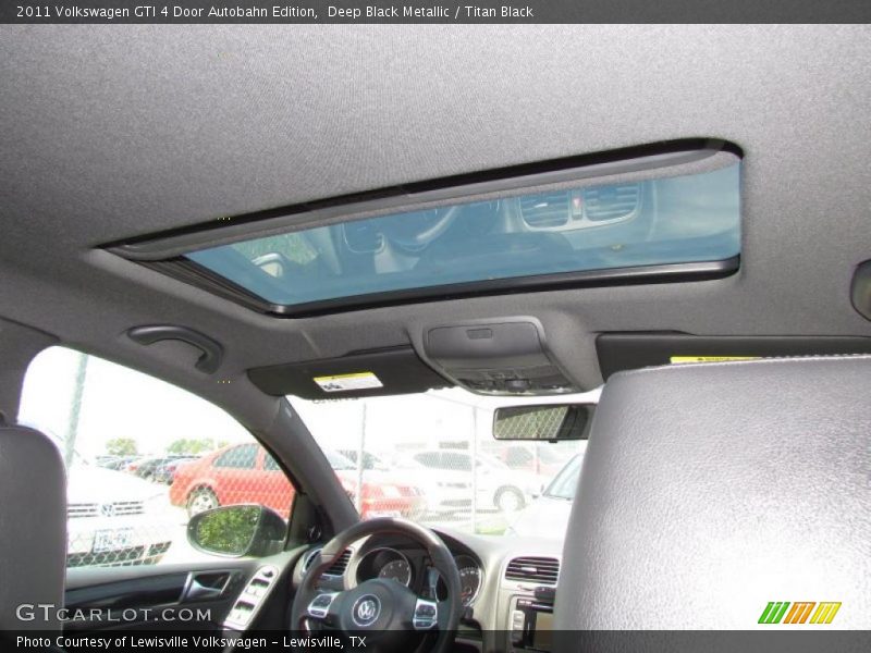 Deep Black Metallic / Titan Black 2011 Volkswagen GTI 4 Door Autobahn Edition