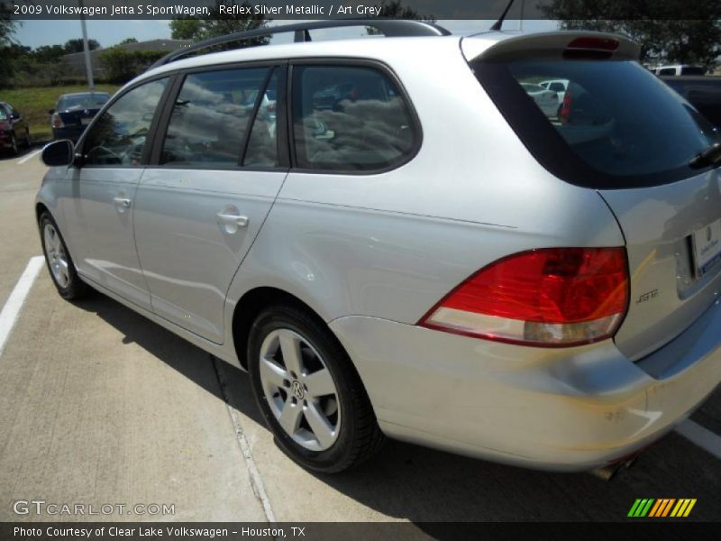 Reflex Silver Metallic / Art Grey 2009 Volkswagen Jetta S SportWagen