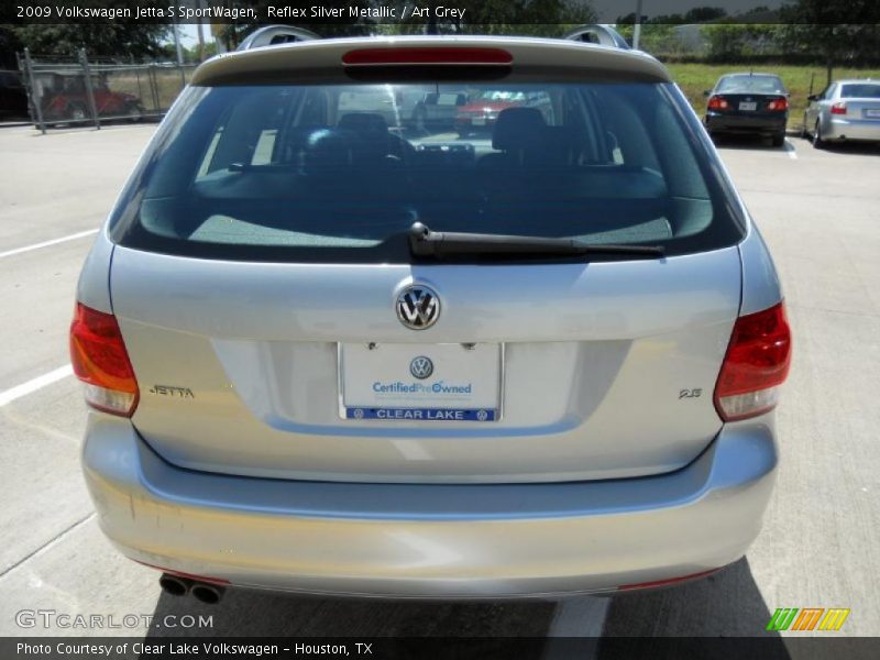 Reflex Silver Metallic / Art Grey 2009 Volkswagen Jetta S SportWagen