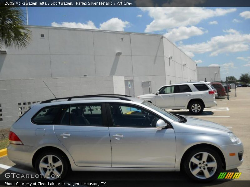 Reflex Silver Metallic / Art Grey 2009 Volkswagen Jetta S SportWagen