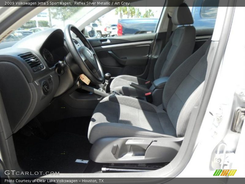 Reflex Silver Metallic / Art Grey 2009 Volkswagen Jetta S SportWagen