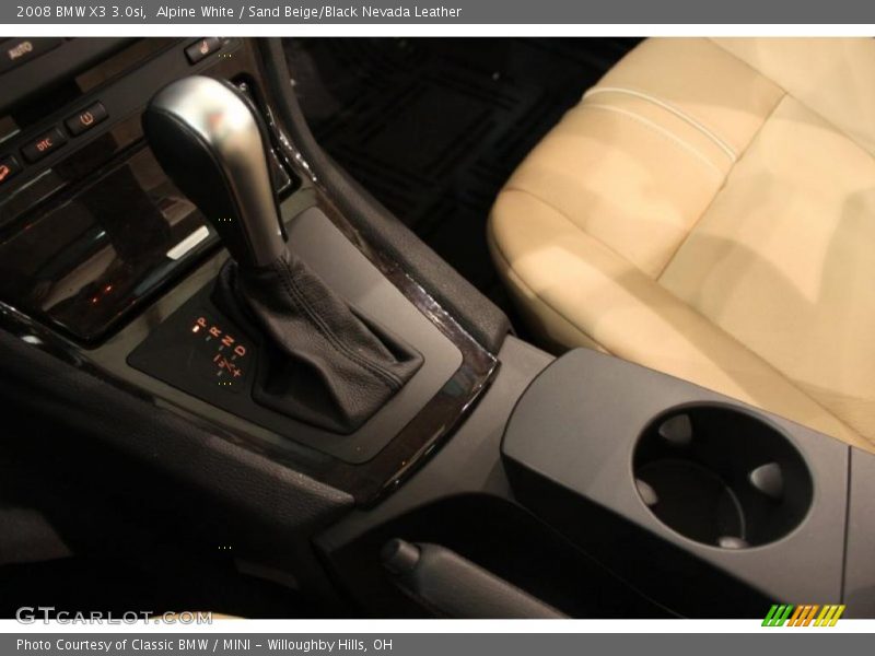 Alpine White / Sand Beige/Black Nevada Leather 2008 BMW X3 3.0si
