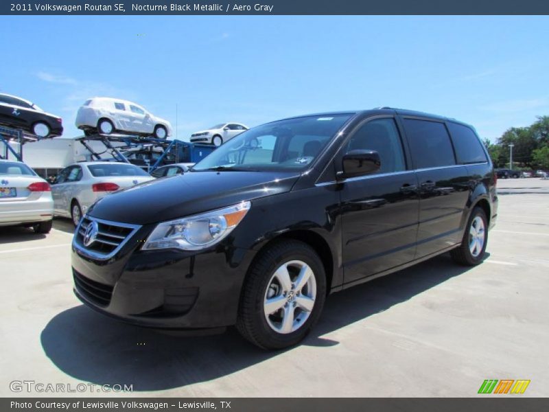 Nocturne Black Metallic / Aero Gray 2011 Volkswagen Routan SE