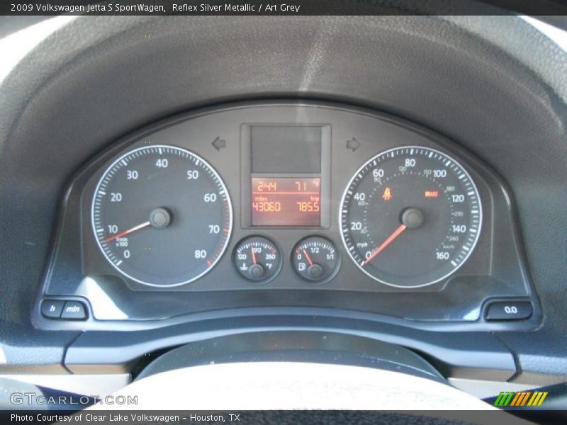  2009 Jetta S SportWagen S SportWagen Gauges