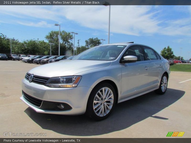 Reflex Silver Metallic / Titan Black 2011 Volkswagen Jetta SEL Sedan