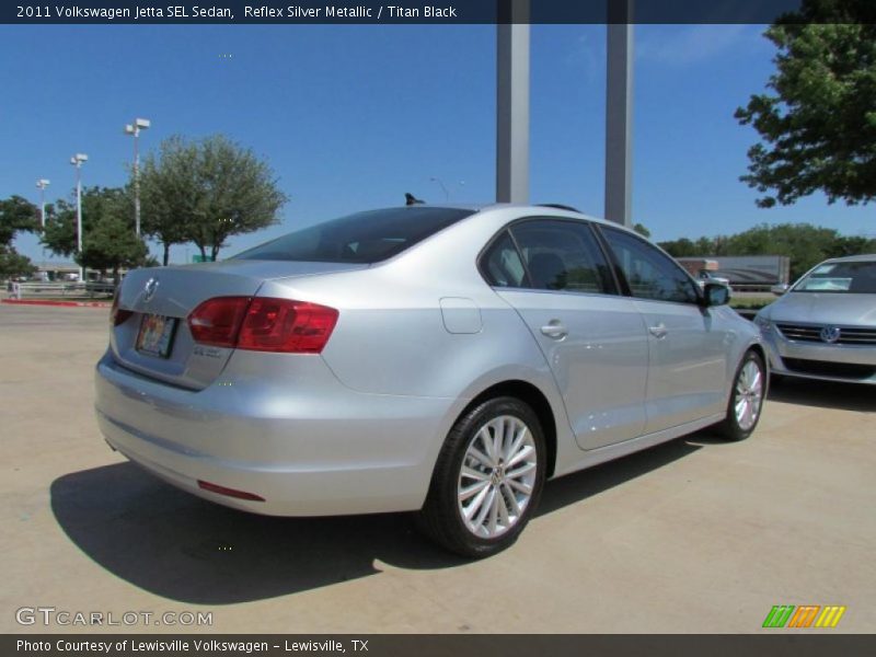 Reflex Silver Metallic / Titan Black 2011 Volkswagen Jetta SEL Sedan