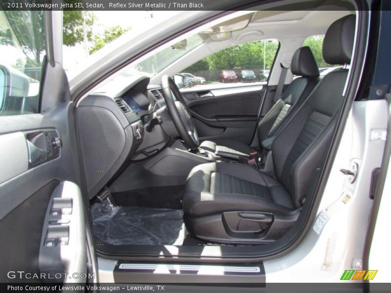 Reflex Silver Metallic / Titan Black 2011 Volkswagen Jetta SEL Sedan