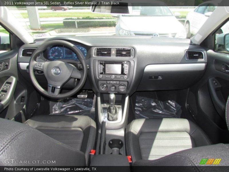 Reflex Silver Metallic / Titan Black 2011 Volkswagen Jetta SEL Sedan