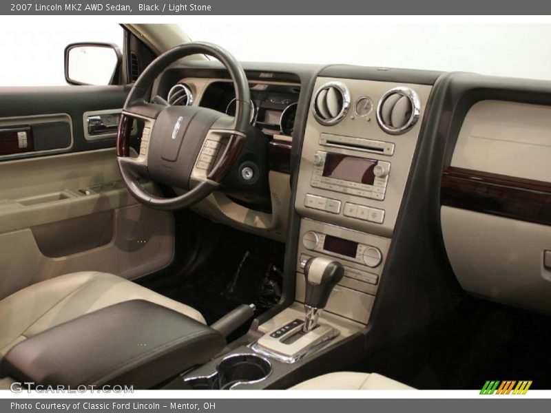 Black / Light Stone 2007 Lincoln MKZ AWD Sedan
