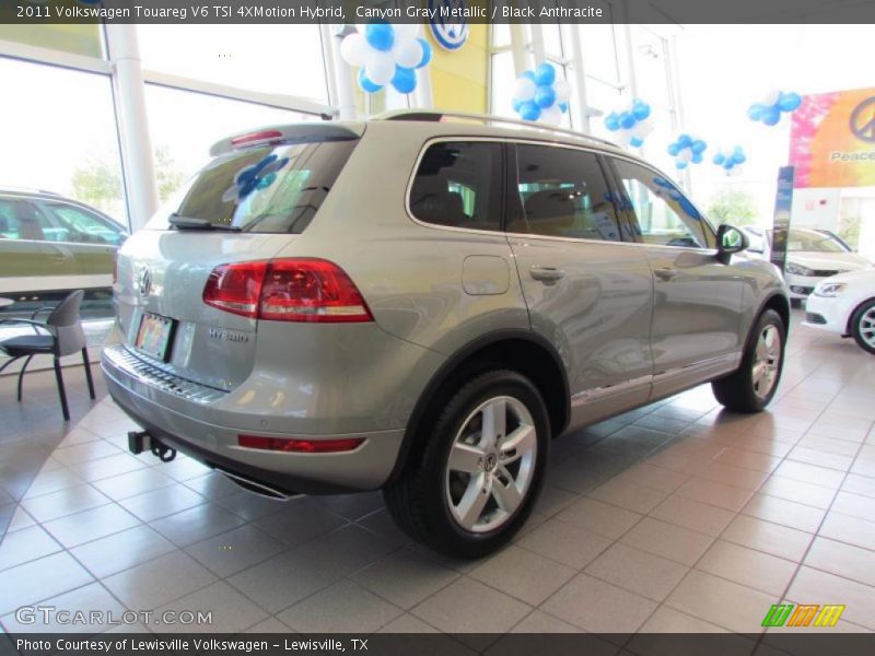 Canyon Gray Metallic / Black Anthracite 2011 Volkswagen Touareg V6 TSI 4XMotion Hybrid
