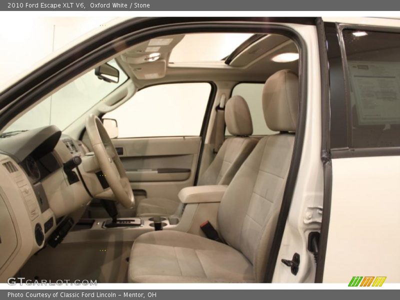 Oxford White / Stone 2010 Ford Escape XLT V6
