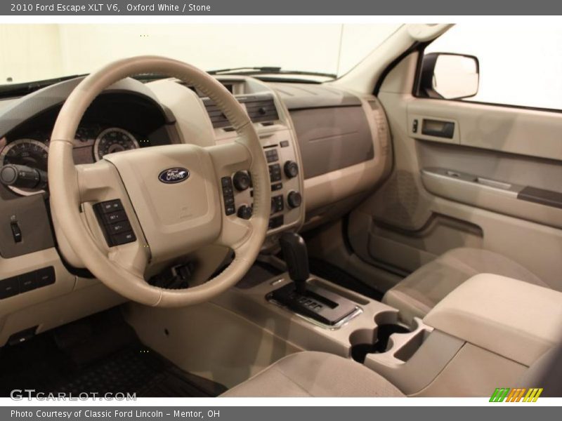 Oxford White / Stone 2010 Ford Escape XLT V6