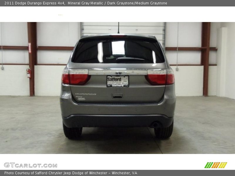 Mineral Gray Metallic / Dark Graystone/Medium Graystone 2011 Dodge Durango Express 4x4