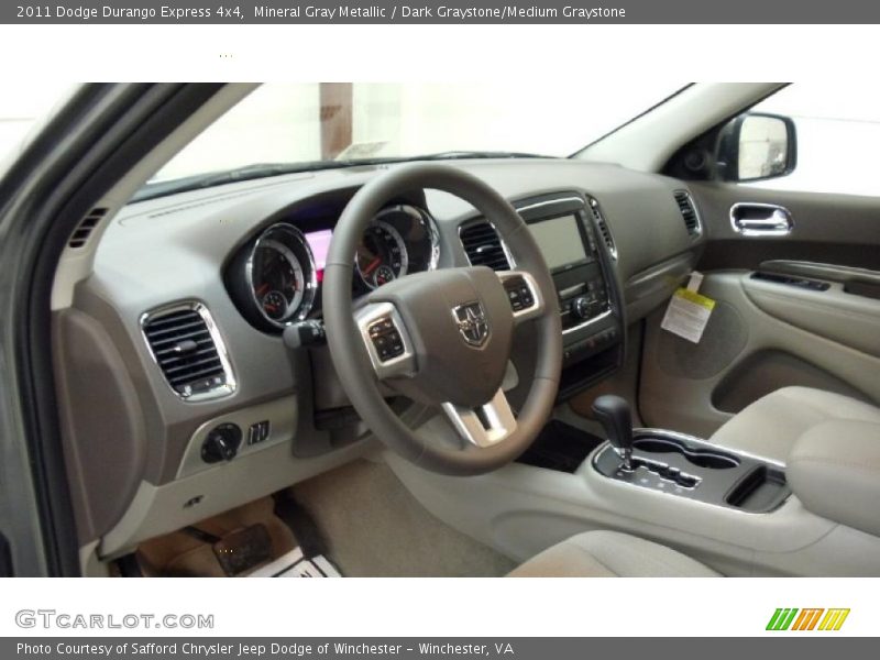 Mineral Gray Metallic / Dark Graystone/Medium Graystone 2011 Dodge Durango Express 4x4