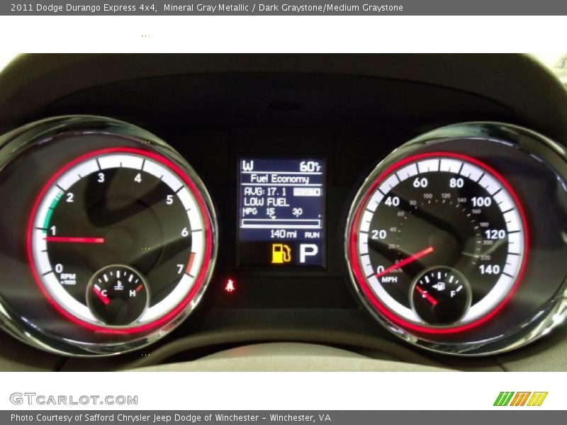  2011 Durango Express 4x4 Express 4x4 Gauges