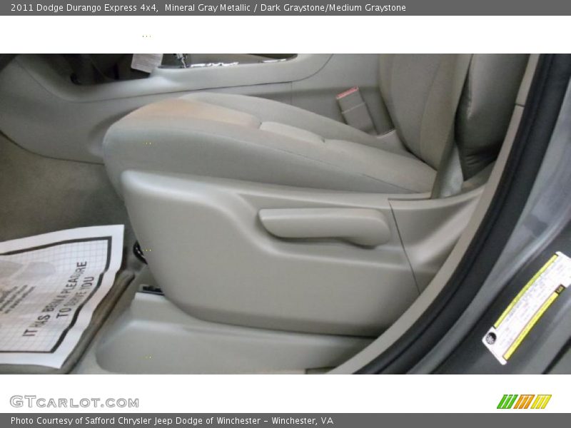 Mineral Gray Metallic / Dark Graystone/Medium Graystone 2011 Dodge Durango Express 4x4