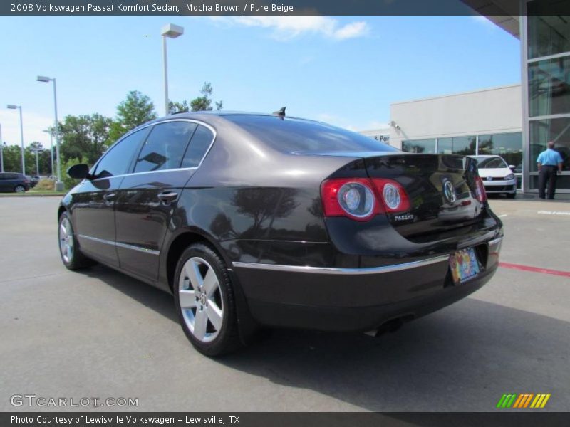 Mocha Brown / Pure Beige 2008 Volkswagen Passat Komfort Sedan