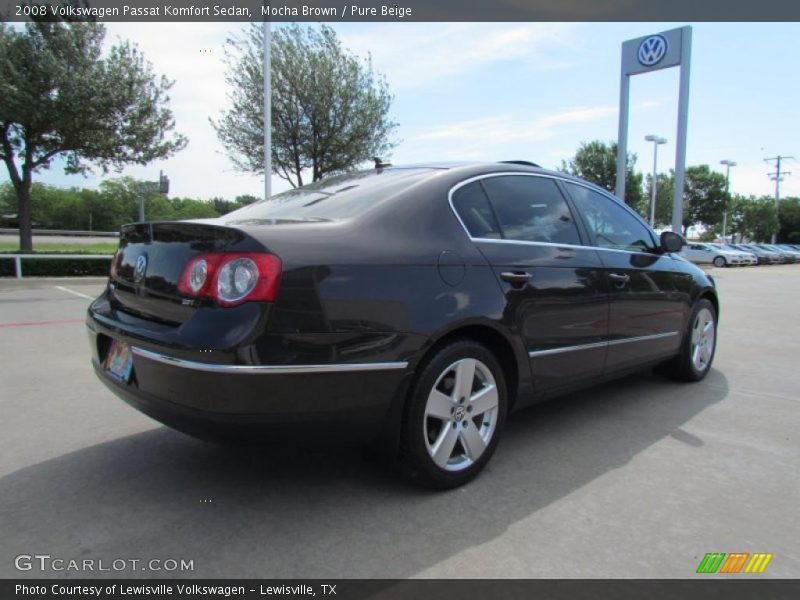 Mocha Brown / Pure Beige 2008 Volkswagen Passat Komfort Sedan