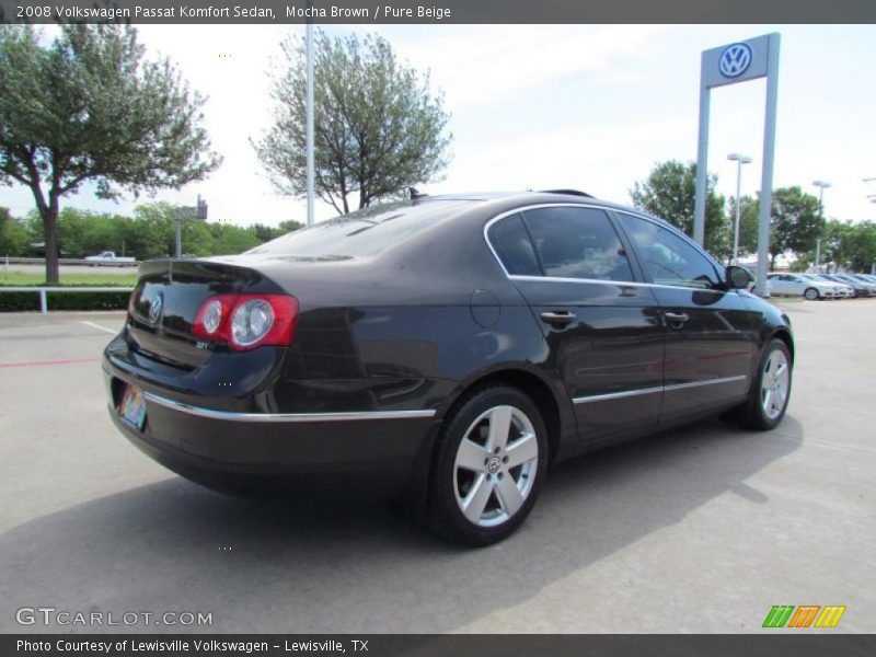 Mocha Brown / Pure Beige 2008 Volkswagen Passat Komfort Sedan