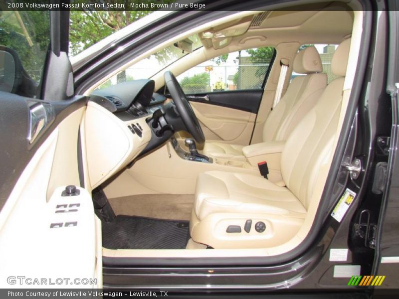Mocha Brown / Pure Beige 2008 Volkswagen Passat Komfort Sedan