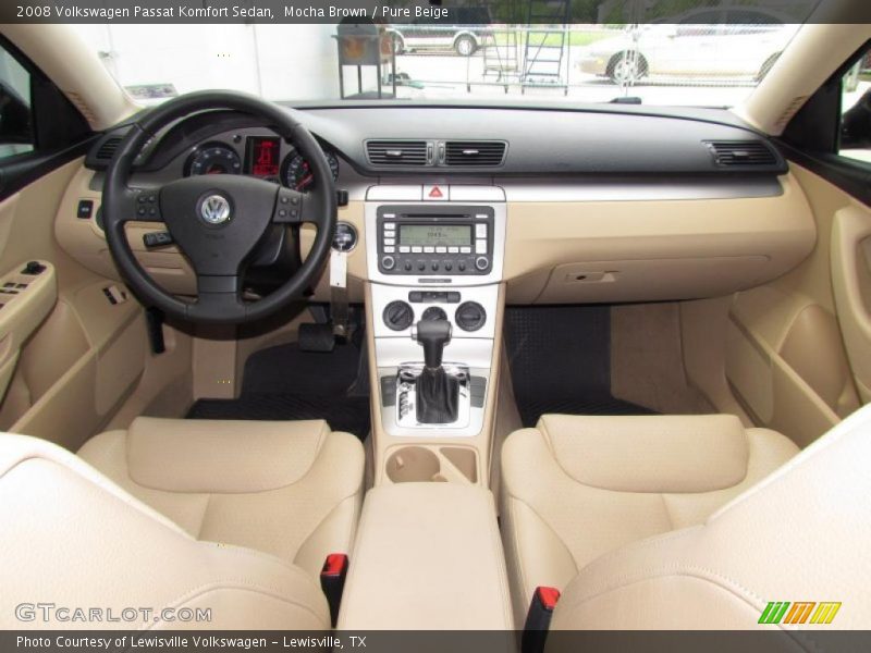Mocha Brown / Pure Beige 2008 Volkswagen Passat Komfort Sedan