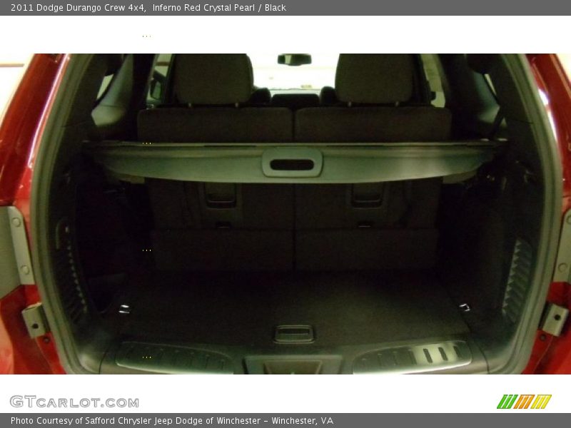 Inferno Red Crystal Pearl / Black 2011 Dodge Durango Crew 4x4