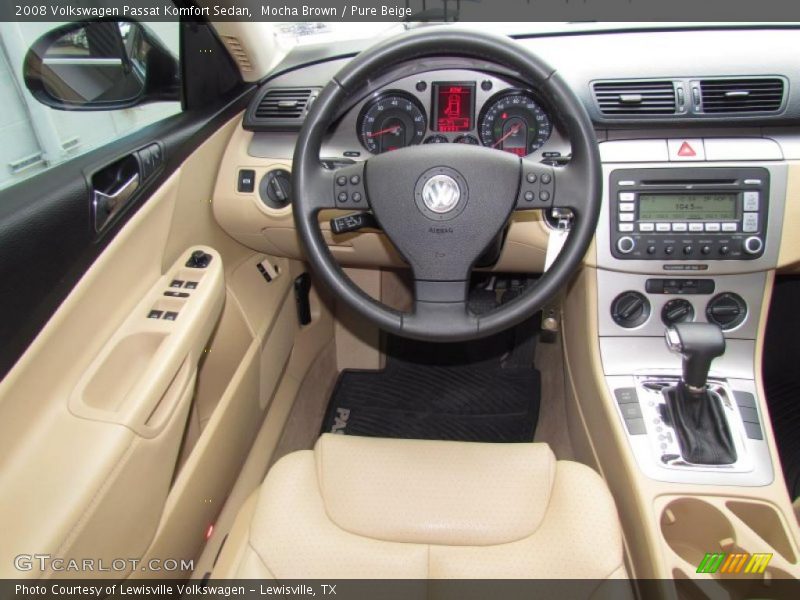 Mocha Brown / Pure Beige 2008 Volkswagen Passat Komfort Sedan