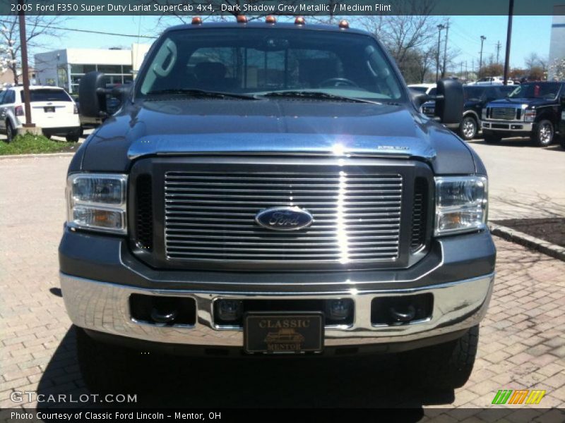 Dark Shadow Grey Metallic / Medium Flint 2005 Ford F350 Super Duty Lariat SuperCab 4x4
