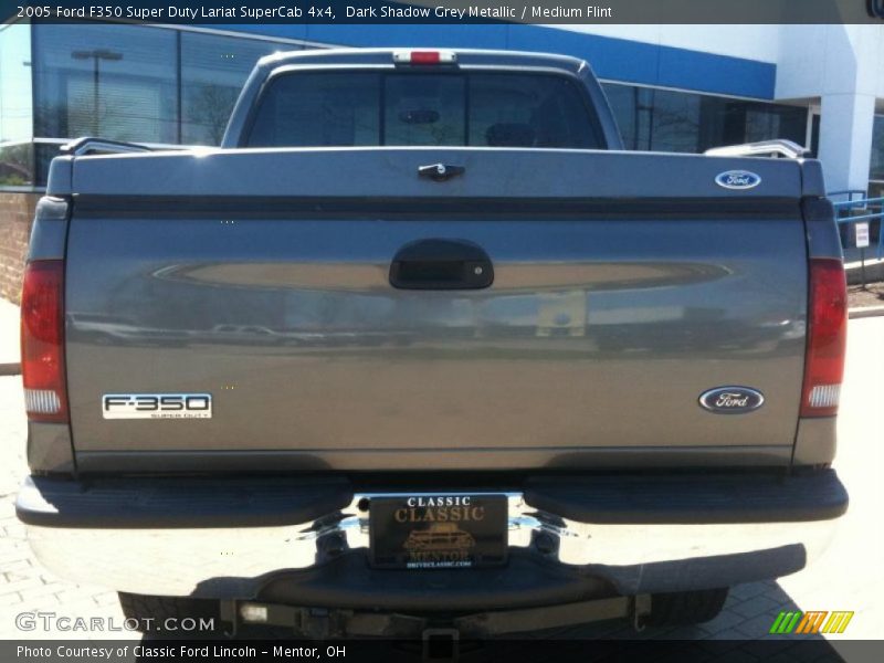 Dark Shadow Grey Metallic / Medium Flint 2005 Ford F350 Super Duty Lariat SuperCab 4x4