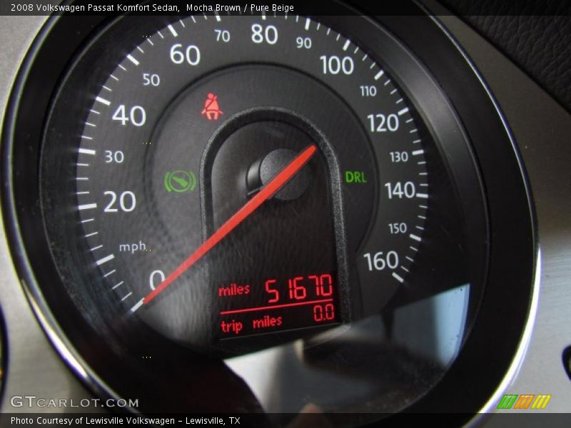 Mocha Brown / Pure Beige 2008 Volkswagen Passat Komfort Sedan