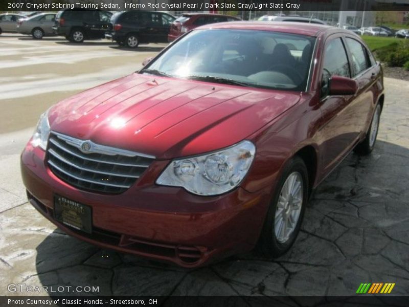 Inferno Red Crystal Pearl / Dark Slate Gray/Light Slate Gray 2007 Chrysler Sebring Touring Sedan