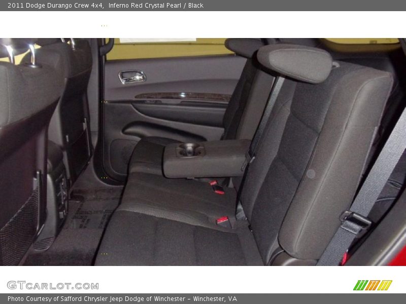 Inferno Red Crystal Pearl / Black 2011 Dodge Durango Crew 4x4