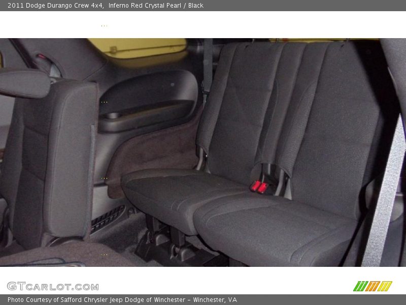 Inferno Red Crystal Pearl / Black 2011 Dodge Durango Crew 4x4
