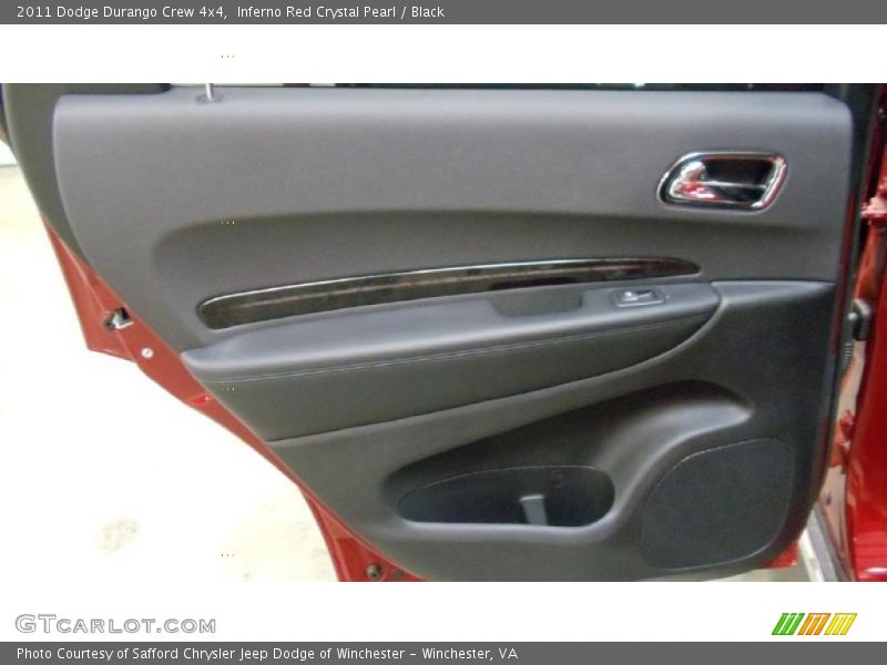 Inferno Red Crystal Pearl / Black 2011 Dodge Durango Crew 4x4
