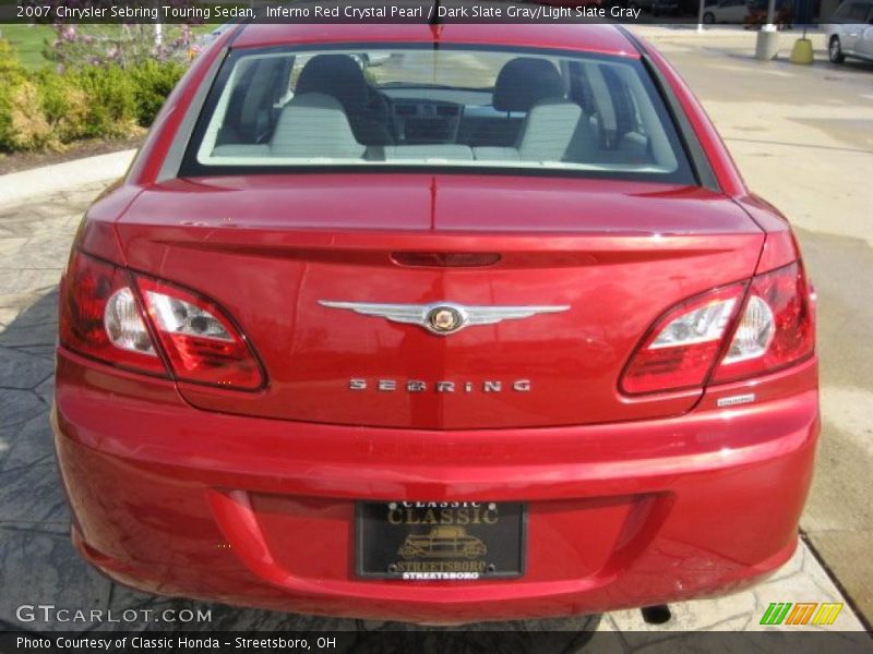 Inferno Red Crystal Pearl / Dark Slate Gray/Light Slate Gray 2007 Chrysler Sebring Touring Sedan