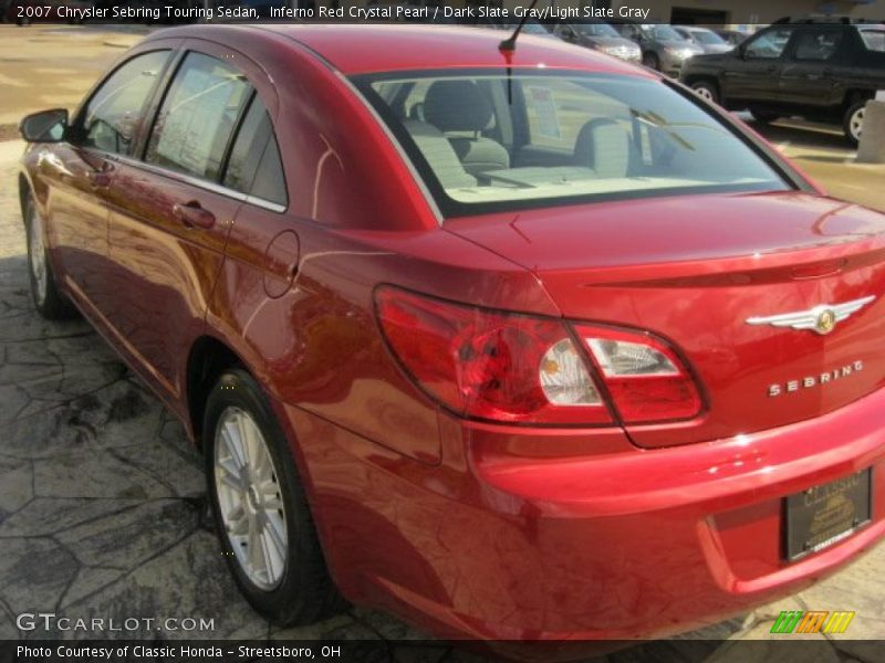 Inferno Red Crystal Pearl / Dark Slate Gray/Light Slate Gray 2007 Chrysler Sebring Touring Sedan