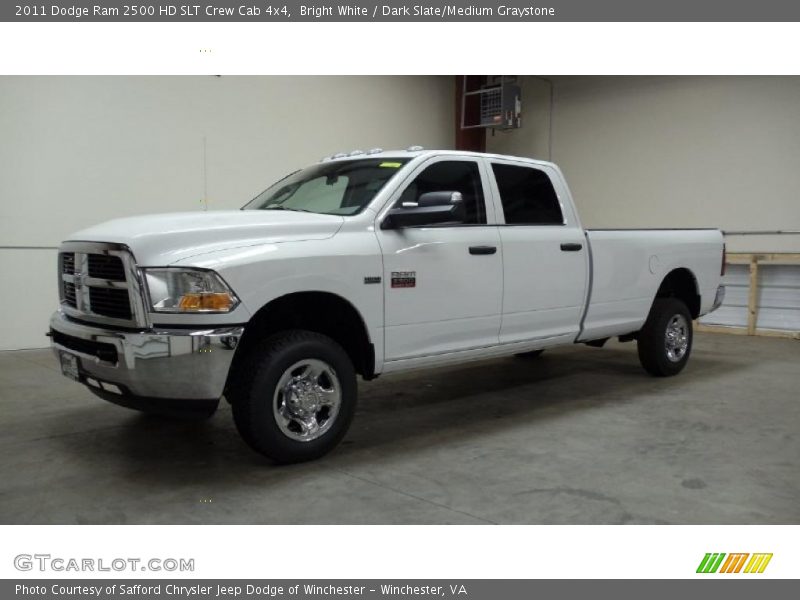 Bright White / Dark Slate/Medium Graystone 2011 Dodge Ram 2500 HD SLT Crew Cab 4x4