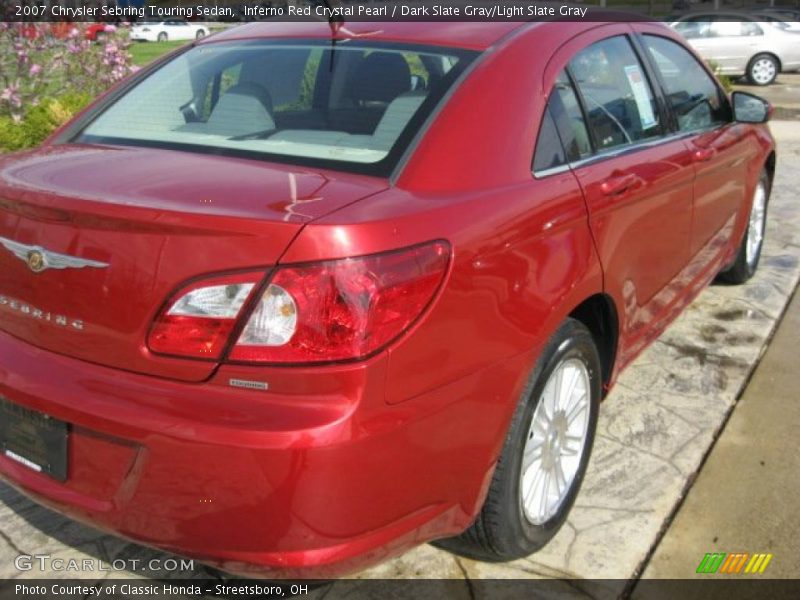 Inferno Red Crystal Pearl / Dark Slate Gray/Light Slate Gray 2007 Chrysler Sebring Touring Sedan