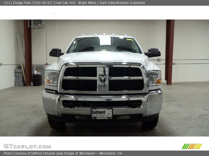 Bright White / Dark Slate/Medium Graystone 2011 Dodge Ram 2500 HD SLT Crew Cab 4x4