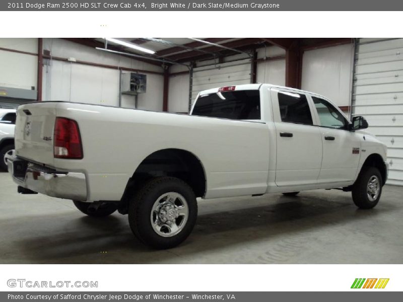 Bright White / Dark Slate/Medium Graystone 2011 Dodge Ram 2500 HD SLT Crew Cab 4x4