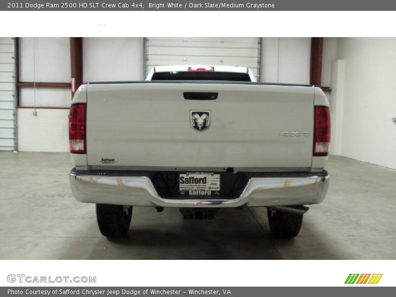 Bright White / Dark Slate/Medium Graystone 2011 Dodge Ram 2500 HD SLT Crew Cab 4x4