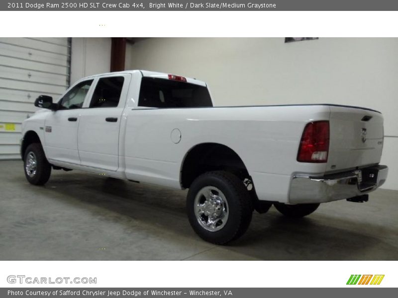 Bright White / Dark Slate/Medium Graystone 2011 Dodge Ram 2500 HD SLT Crew Cab 4x4