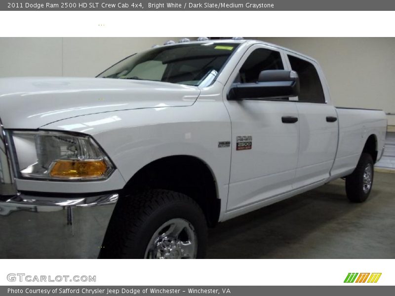 Bright White / Dark Slate/Medium Graystone 2011 Dodge Ram 2500 HD SLT Crew Cab 4x4