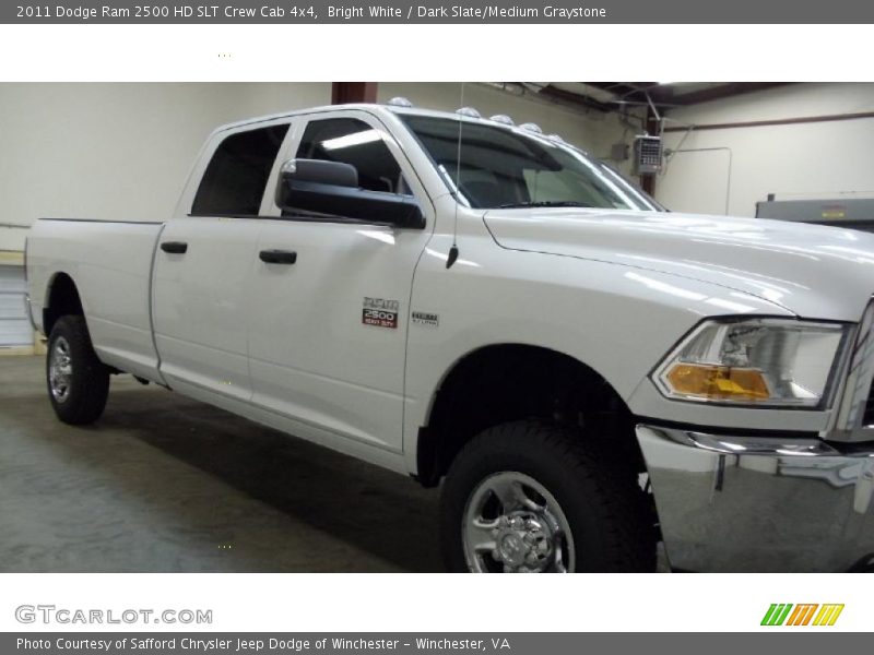 Bright White / Dark Slate/Medium Graystone 2011 Dodge Ram 2500 HD SLT Crew Cab 4x4