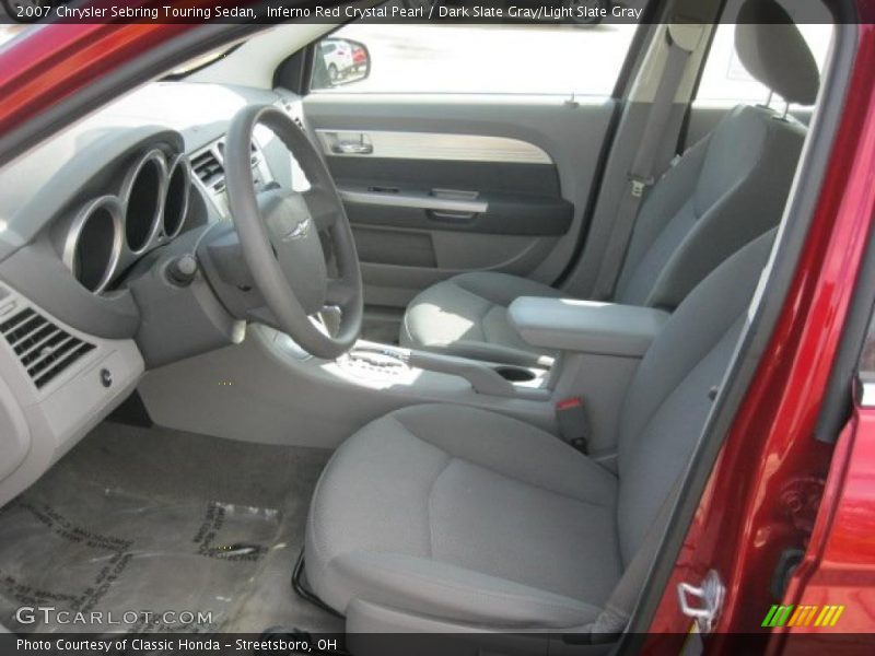 Inferno Red Crystal Pearl / Dark Slate Gray/Light Slate Gray 2007 Chrysler Sebring Touring Sedan