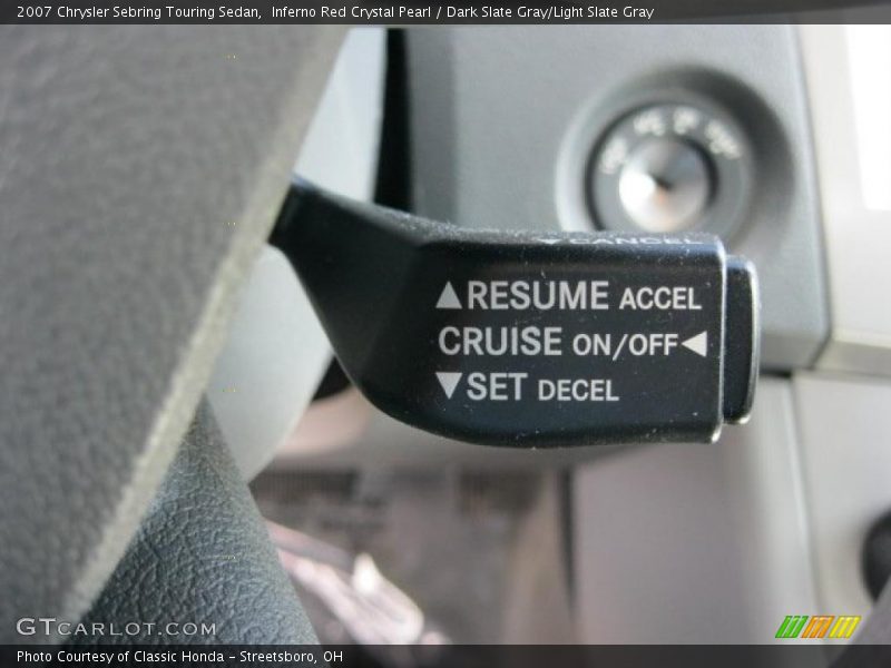 Inferno Red Crystal Pearl / Dark Slate Gray/Light Slate Gray 2007 Chrysler Sebring Touring Sedan