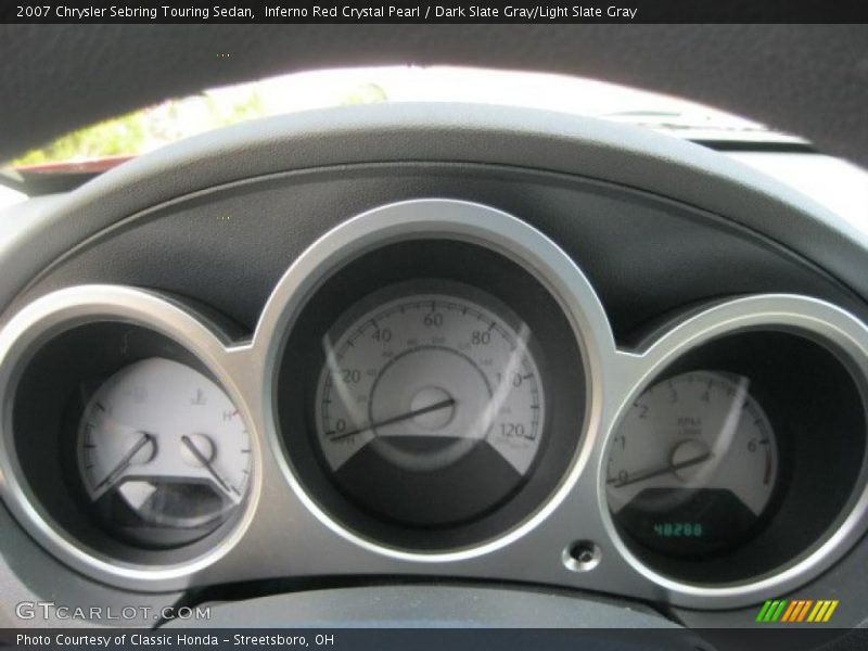 Inferno Red Crystal Pearl / Dark Slate Gray/Light Slate Gray 2007 Chrysler Sebring Touring Sedan