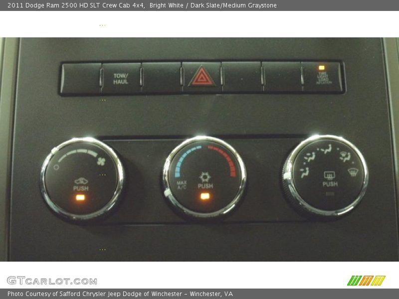 Bright White / Dark Slate/Medium Graystone 2011 Dodge Ram 2500 HD SLT Crew Cab 4x4