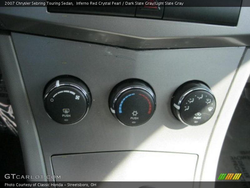 Inferno Red Crystal Pearl / Dark Slate Gray/Light Slate Gray 2007 Chrysler Sebring Touring Sedan